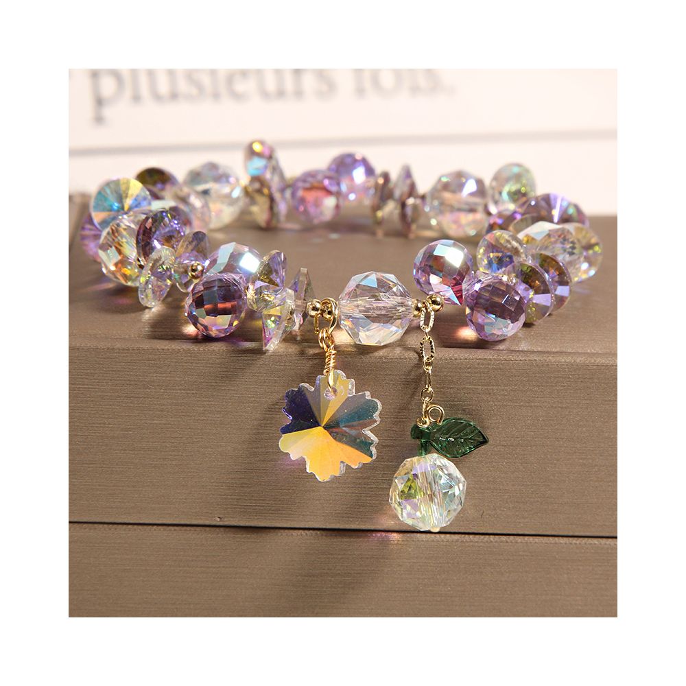 Little Fresh Crystal Bracelet Female Forest Fairy Korean Edition Fashion Light Luxury Simple Handstring Student Girlfriend Versatile Handpiece image 3