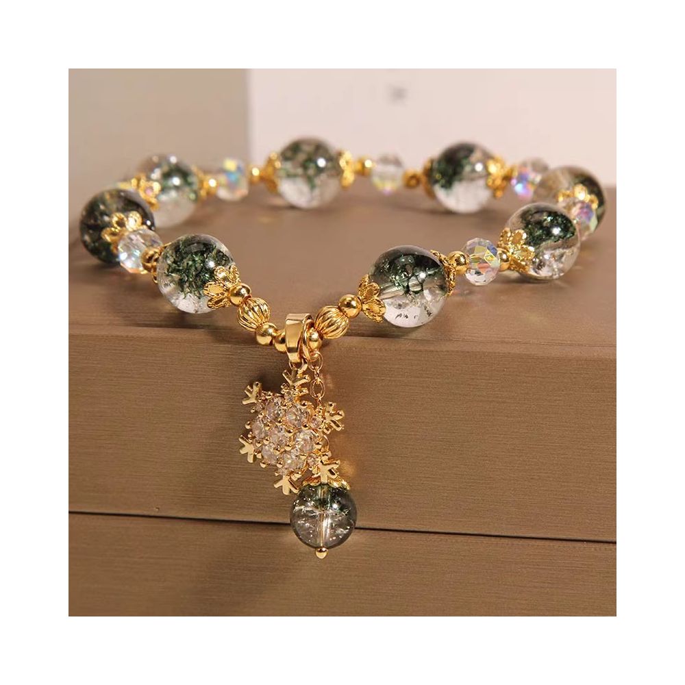 Japanese and Korean style niche bracelet amethyst ice heart pendant bracelet rose glass zircon bracelet lavender design bracelet 2023 new girls trendy accessory image 22