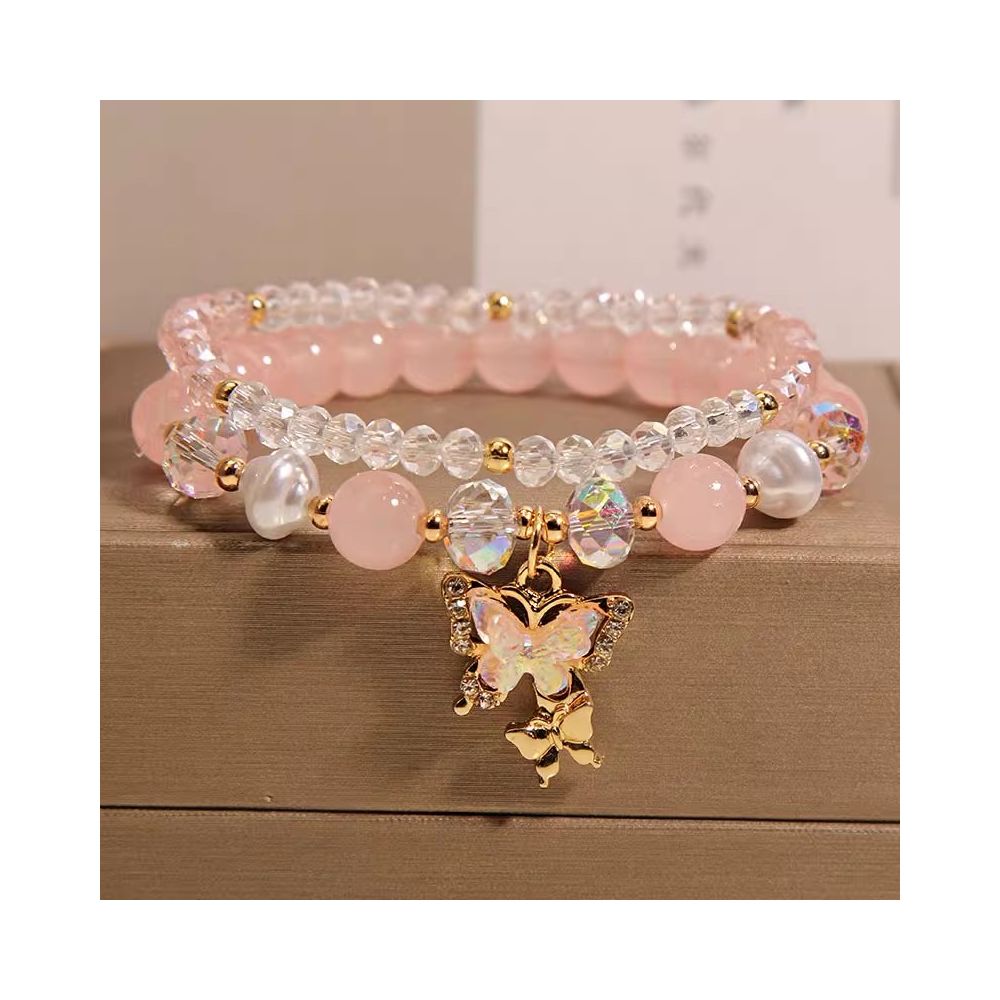 Korean Little Fresh Cute Cat Girl Bracelet Internet Celebrity Little Girl Crystal Bracelet Girl s Best Friend Student Bracelet image 11