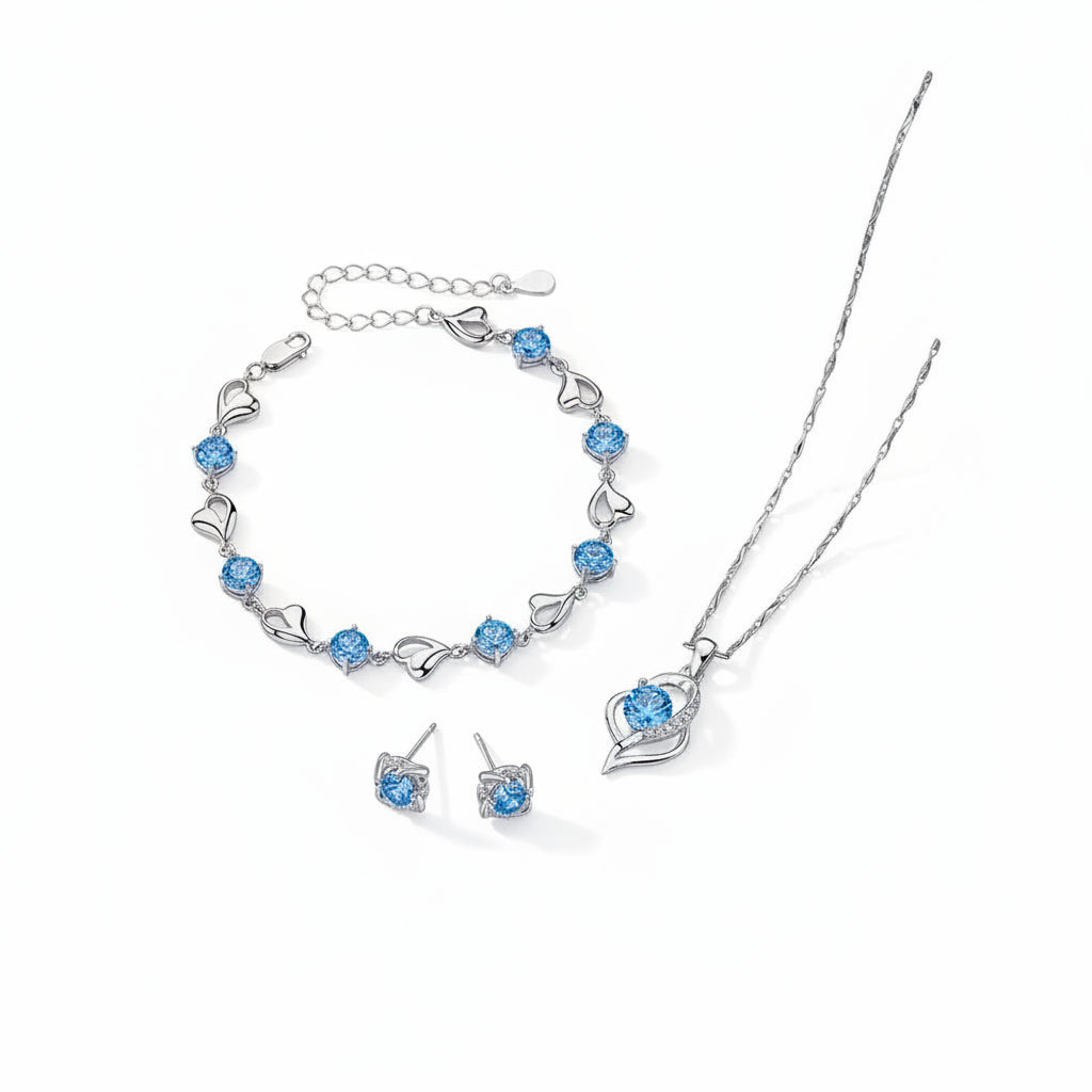 Christmas Gift Ocean Heart Birthday Gift Practical Necklace Bracelet for Girlfriend Wife Wedding Valentine s Day image 0