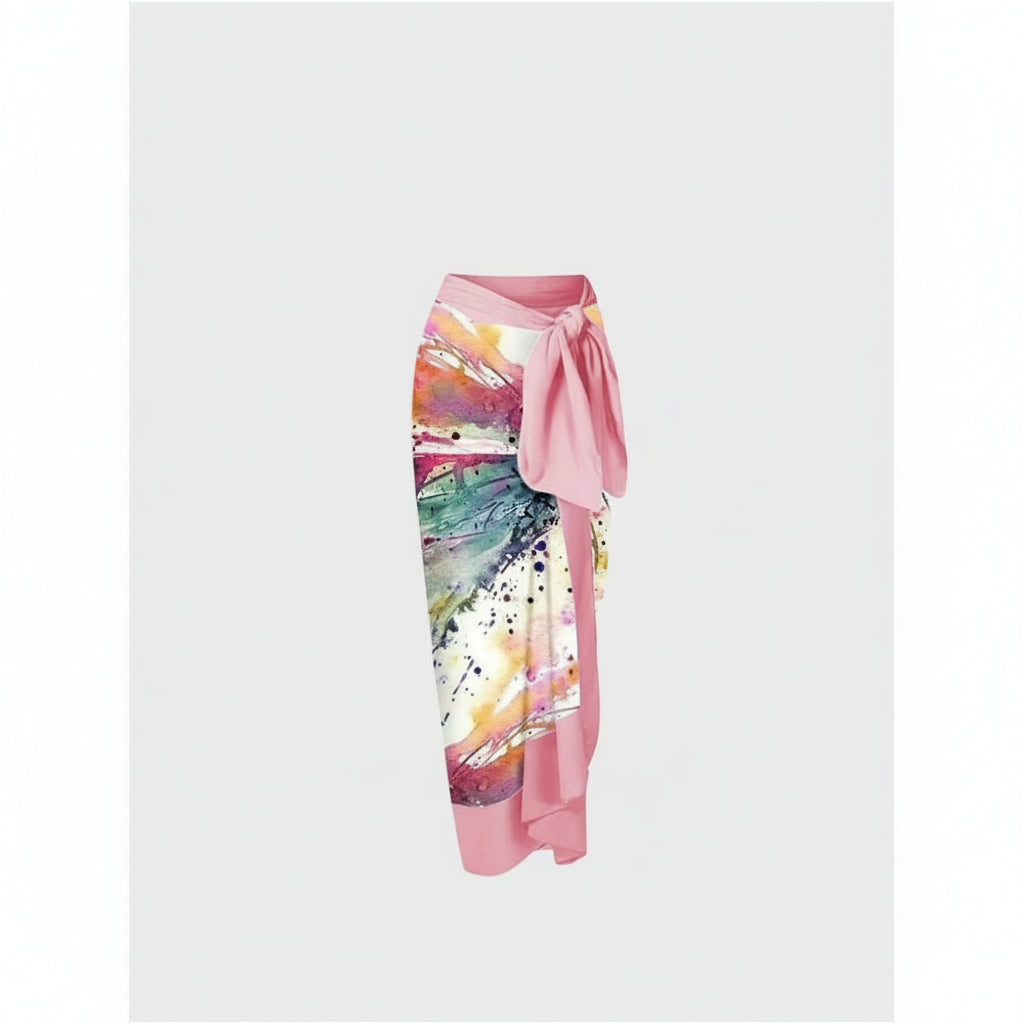 HERBERLY Women s Retro Swimsuit 2025 New Sexy Backless Ruffled Vacation Hot Spring One Piece Swimsuit image 4