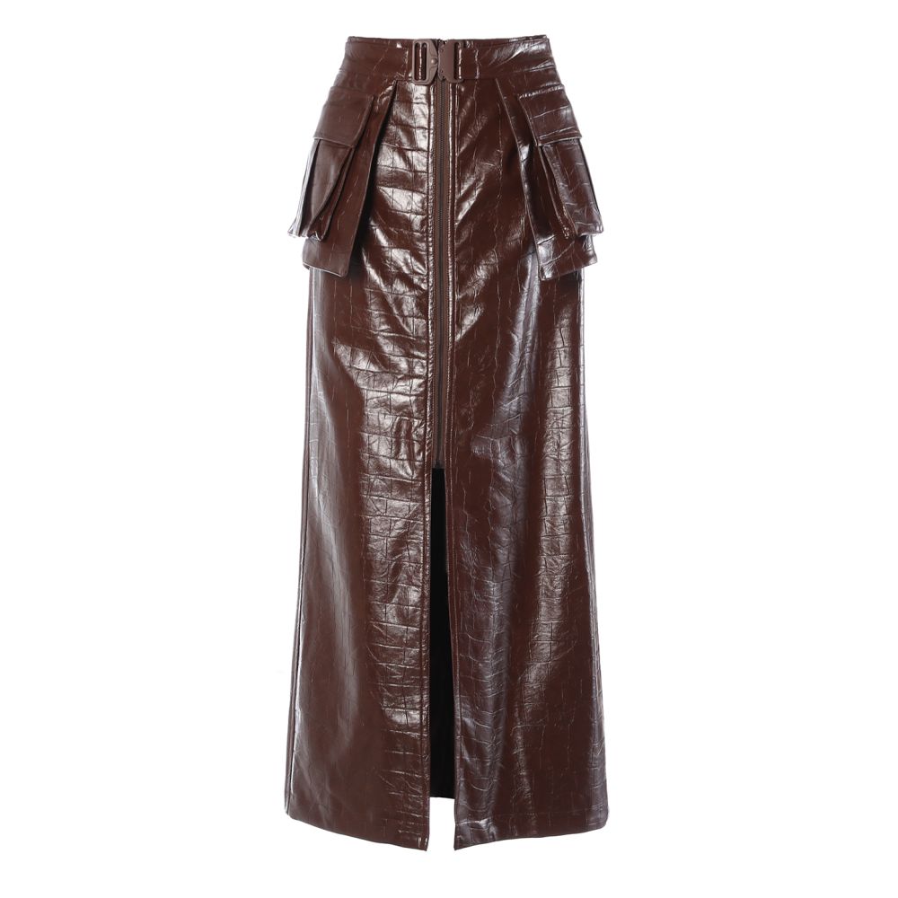 High waist pencil skirt