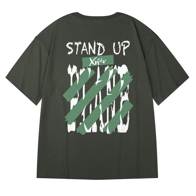 Stand up t-shirt vibe unisex pure cotton