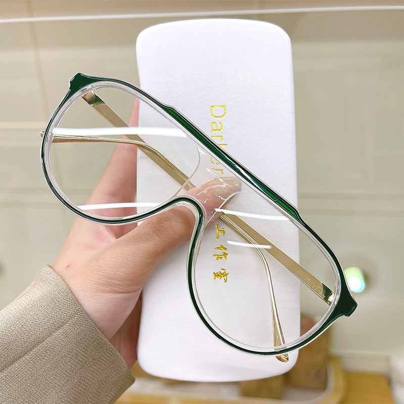 One-piece glasses frame eyewear