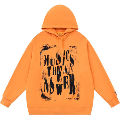 Hoodies unisex cotton couple wear