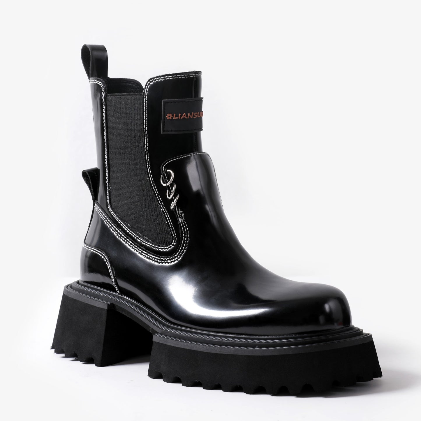 Chelsea boots for women's elastic chimney boots