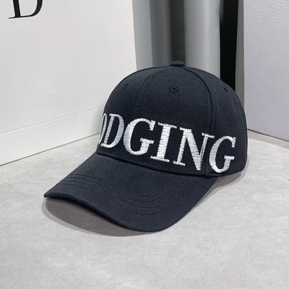 Letters Wide Brim Baseball Cap