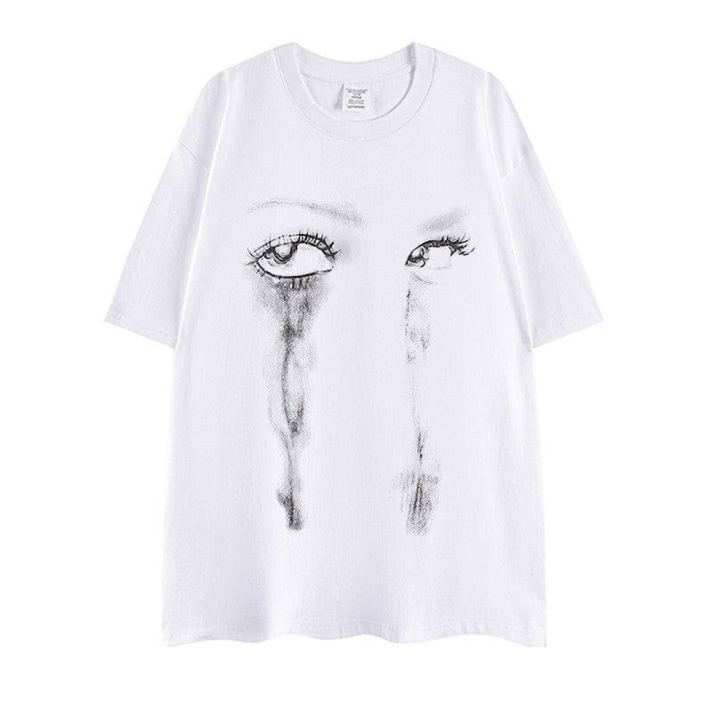 Oversize tears drop T-shirt