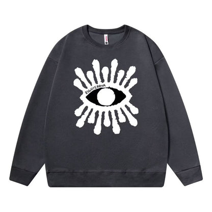 Sweatshirt ative round neck sweatshirt long-sleeved pullover men casual