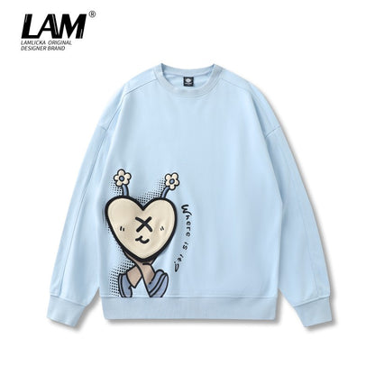 Pocket Love Unisex Pullover Sweater