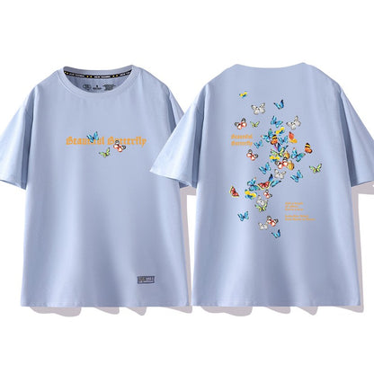 Butterfly T-shirt printed wear