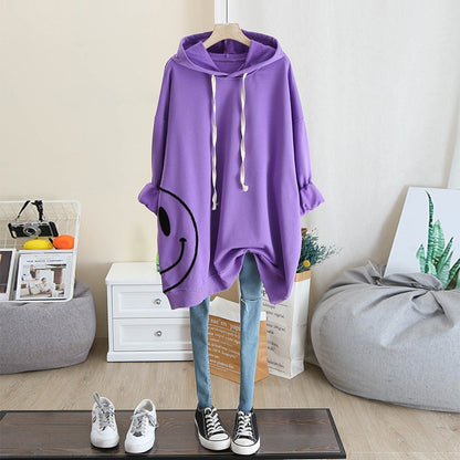 Hooded sweatshirt for women pure cotton