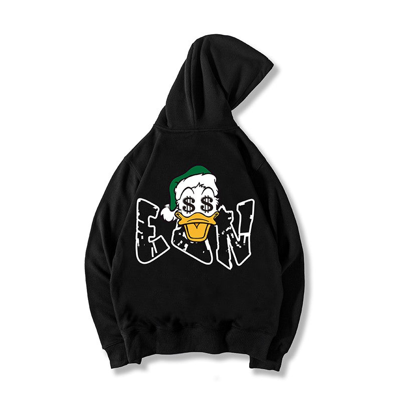 Spoof cartoon hoodies sweatshirt men's oversize large size top