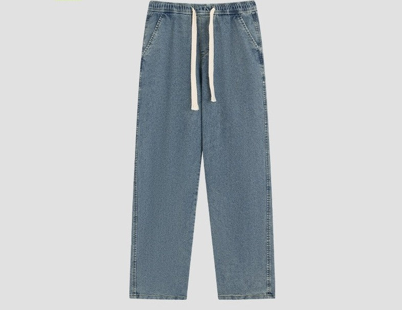 new winter straight pants light jeans