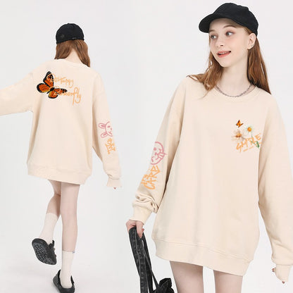 Women sweatshirt round neck for women spring and autumn