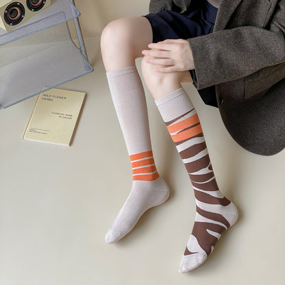 Women's socks autumn and winter unisex pile stockings trendy long tube cotton