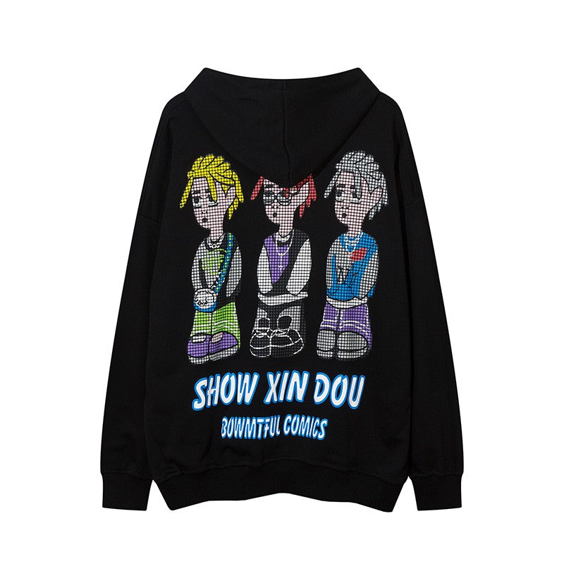 Hoodies unisex foam printed oversize hoodies