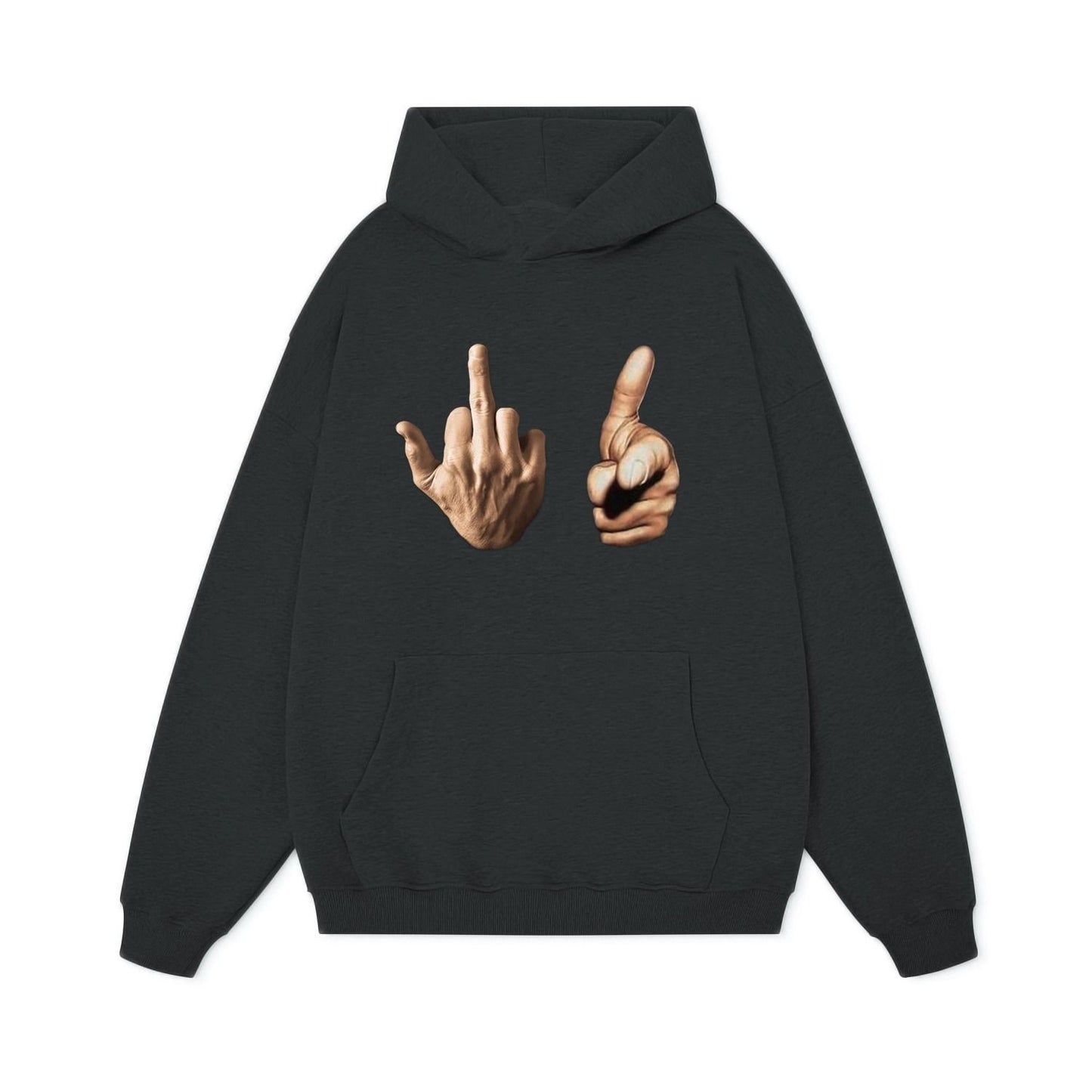 Gesture Print Heavyweight Unisex Hoodies