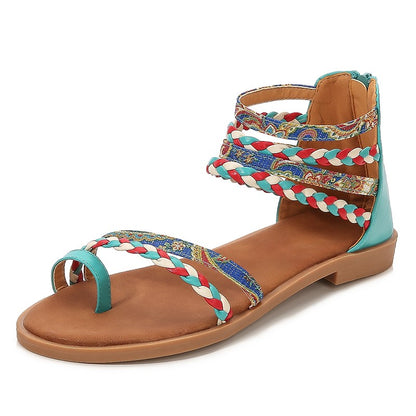 Ethnic thong sandals women's shoes