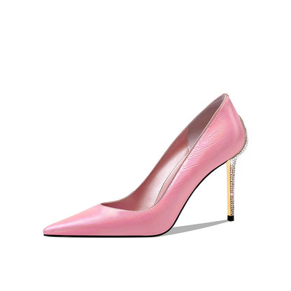 Fashion-forward street style heels Elegant party pumps