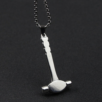 Tools Series Pendant Necklace Personalized Hammer Wrench Pendant