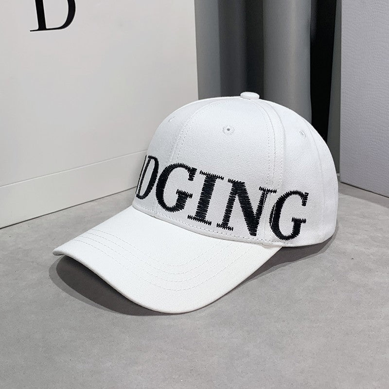 Letters Wide Brim Baseball Cap