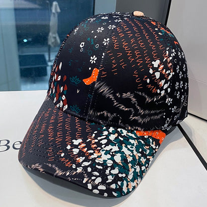 Baseball hat for women casual fashionable duck tongue hat