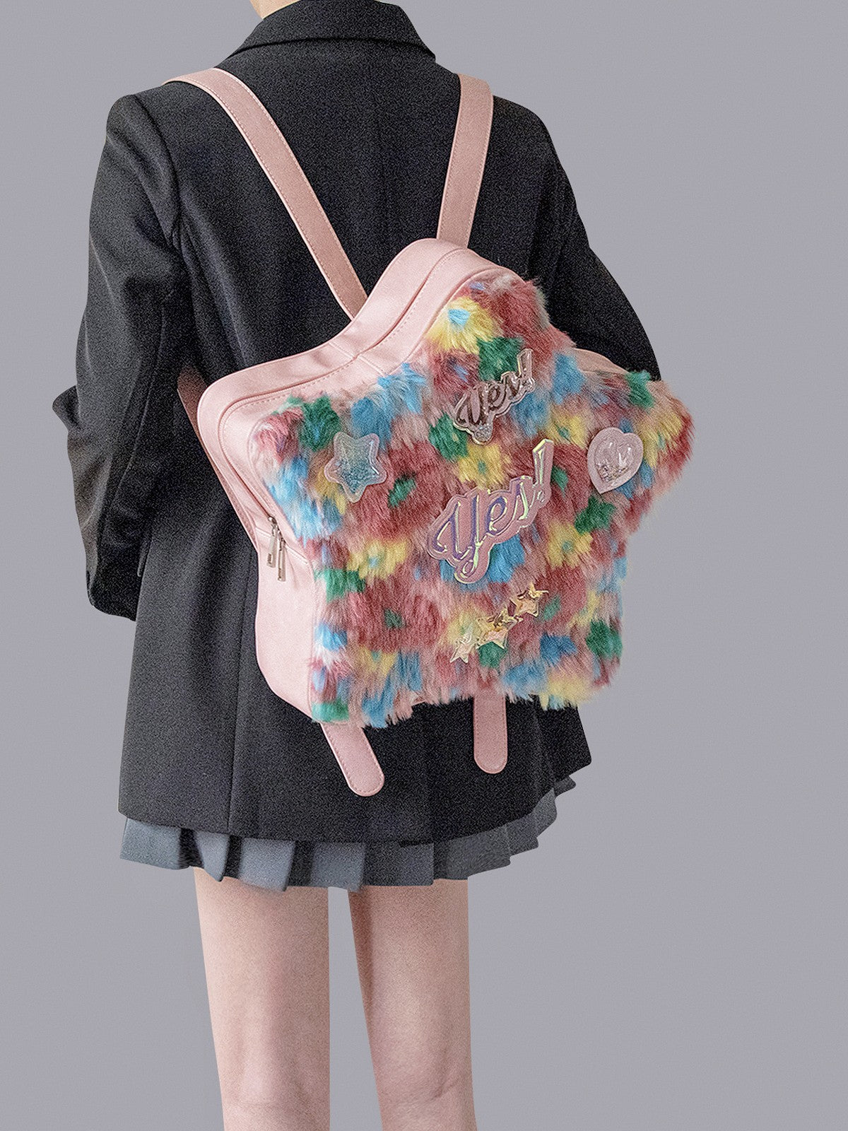 Multicolor Series Star Backpack Shoulder Bag