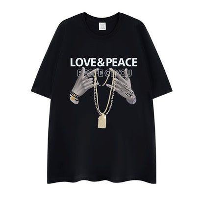 Love Peace T-shirt Summer Top