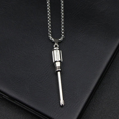 Tools Series Pendant Necklace Personalized Hammer Wrench Pendant