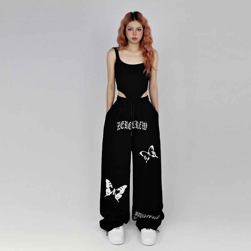 Jazz leg drape joggerpants