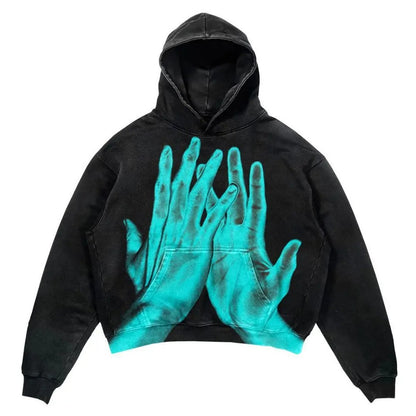 Multi option hoodies different graphics and design unisex washed pullovers