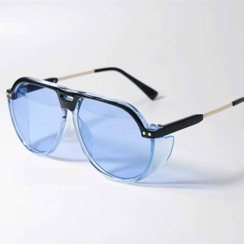 Jelly colored pilot style sunglasses UV400