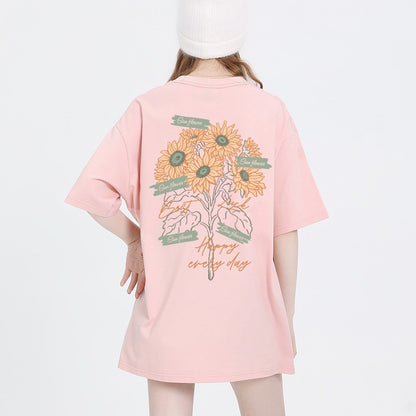 Daisy t-shirt for women unique simple loose fit