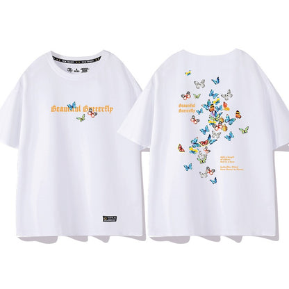 Butterfly T-shirt printed wear