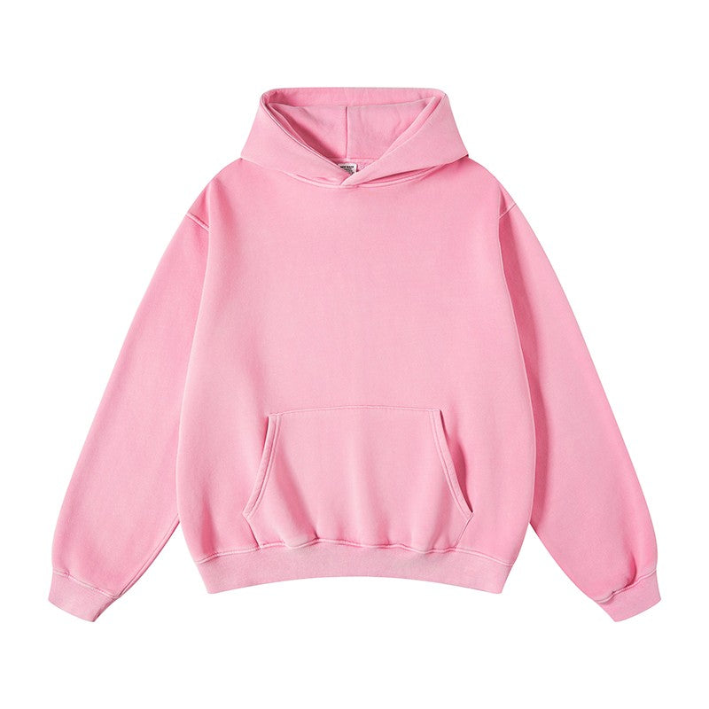 Heavyweight Set Washed Plush Hooded Sweater