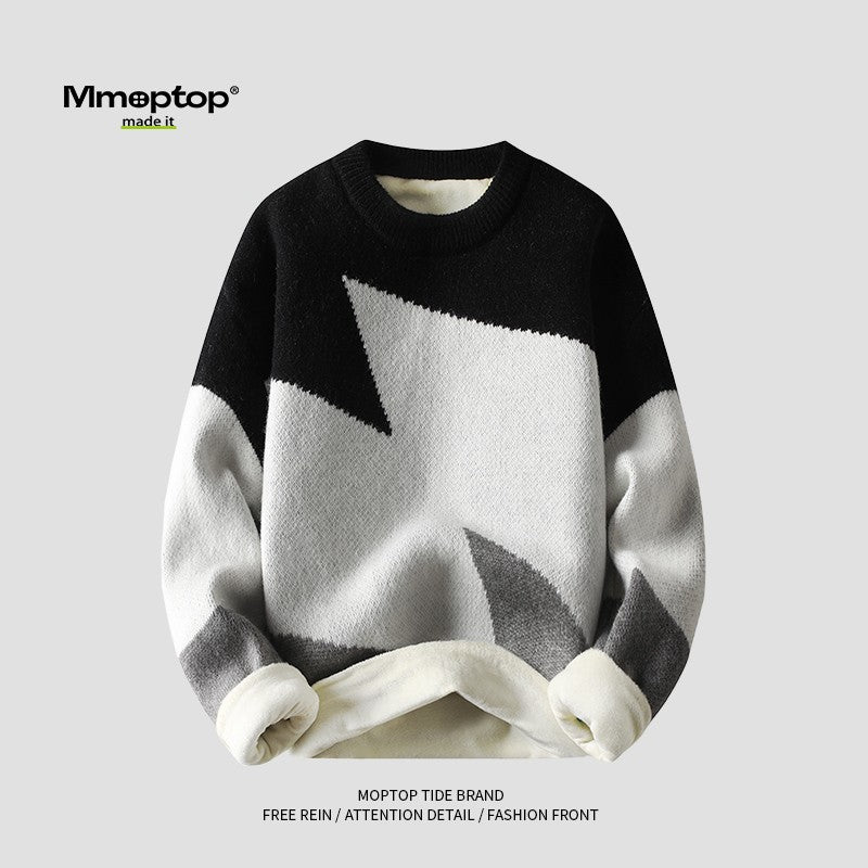 Sweater fleece for men loose fit