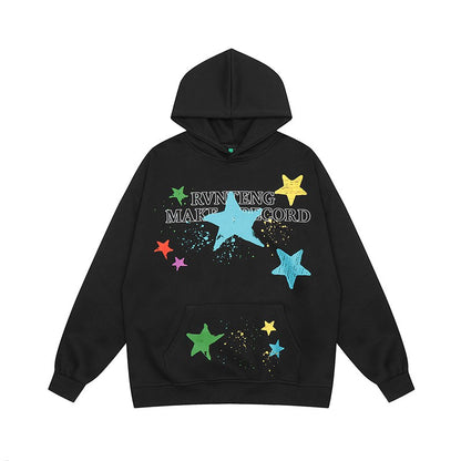 New Multi Stars Unisex Hoodie