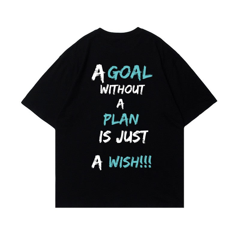 T-shirts  inspirational goal unisex top