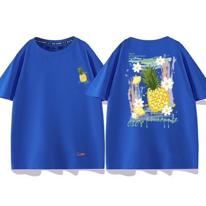 Women summer personalized pineapple T-shirts