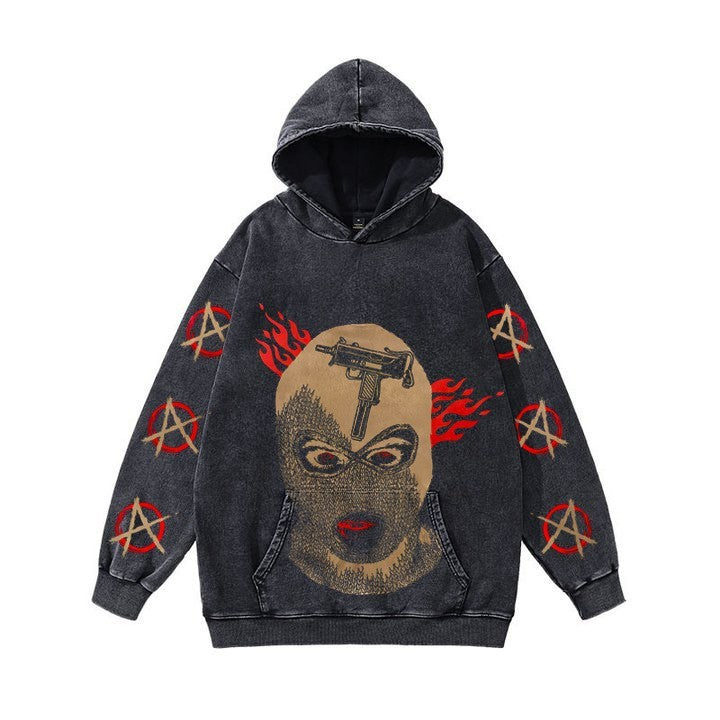 Multi option hoodies different graphics and design unisex washed pullovers