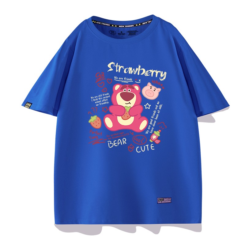 T-shirt Women's Trendy Strawberry Bear Cartoon Top