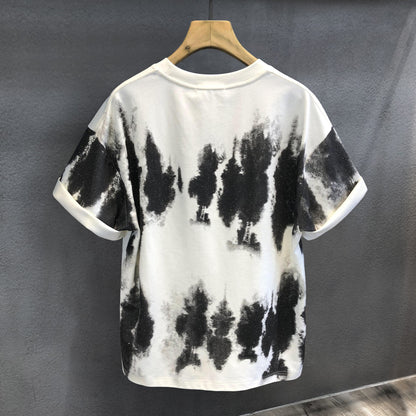 T-shirt tie dyed design high street unisex