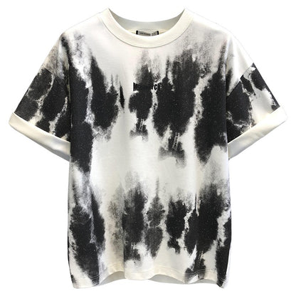 T-shirt tie dyed design high street unisex