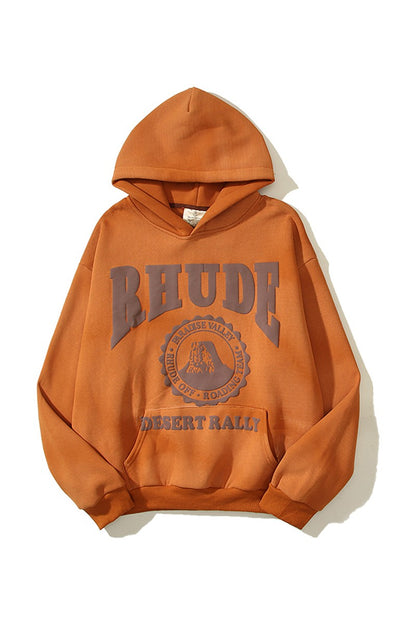 Hoodies mud dye hoodie high street fashion oversize pullover