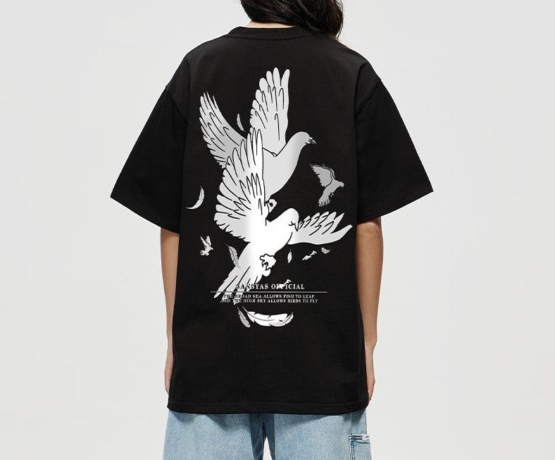 Peace Dove T-shirt Summer unisex tee