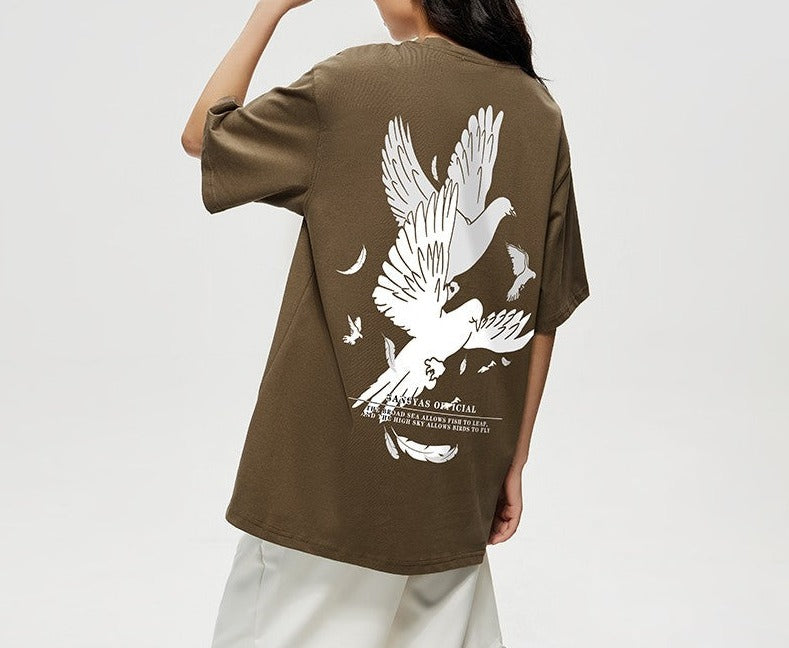 Peace Dove T-shirt Summer unisex tee