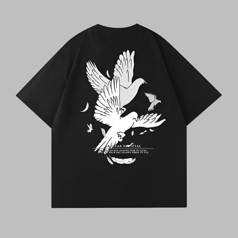 Peace Dove T-shirt Summer unisex tee