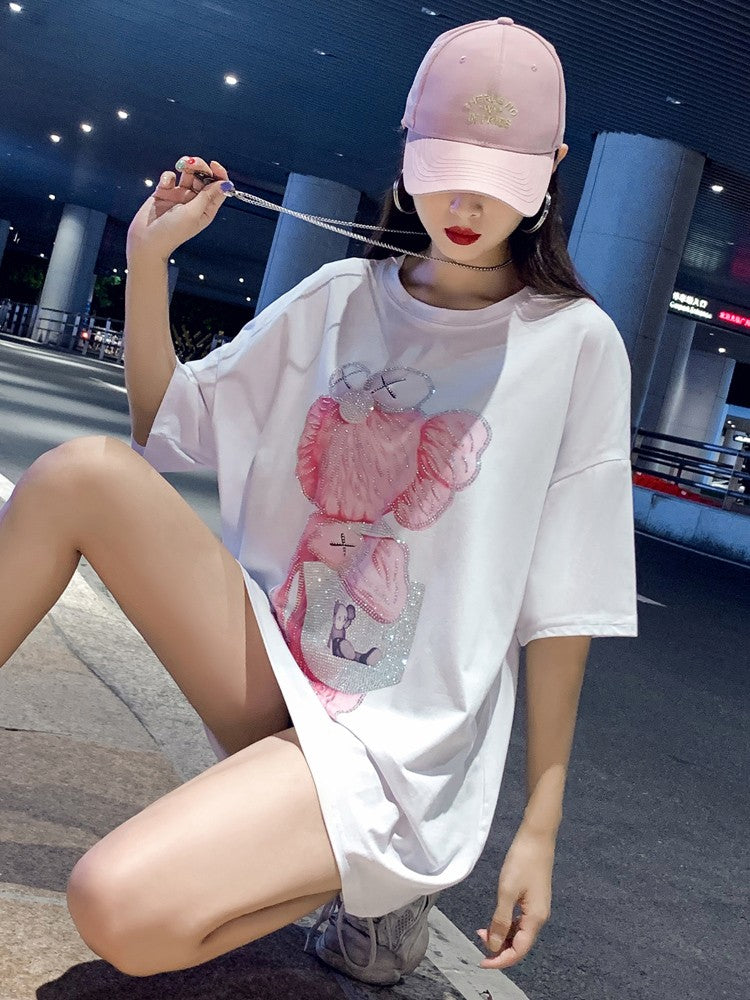 Heavy Industry Hot T-shirt Women's Short-sleeved Summer Loose Fit