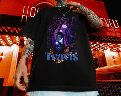 American retro street hip-hop high street oversized T-shirt